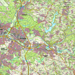 Bezirksregierung Köln Hennef (Sieg) (1:50,000) digital map