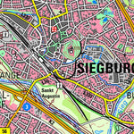 Bezirksregierung Köln Hennef (Sieg) (1:50,000) digital map