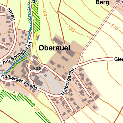 Bezirksregierung Köln Hennef (Sieg) 6 (1:10,000) digital map
