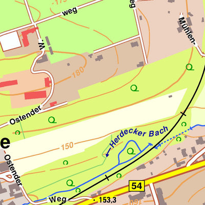 Bezirksregierung Köln Herdecke (1:10,000) digital map