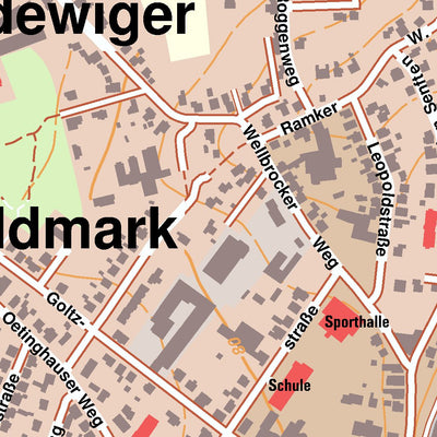 Bezirksregierung Köln Herford 2 (1:10,000) digital map