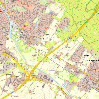 Bezirksregierung Köln Herford 5 (1:10,000) digital map