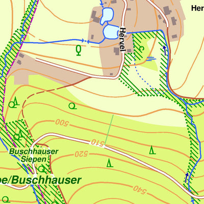 Bezirksregierung Köln Herscheid 2 (1:10,000) digital map