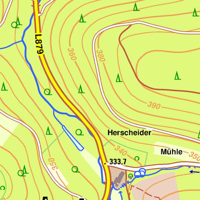 Bezirksregierung Köln Herscheid 4 (1:10,000) digital map
