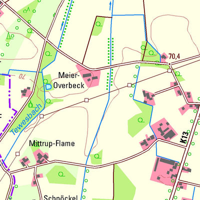 Bezirksregierung Köln Herzebrock-Clarholz (1:25,000) digital map
