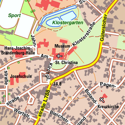 Bezirksregierung Köln Herzebrock-Clarholz 3 (1:10,000) digital map