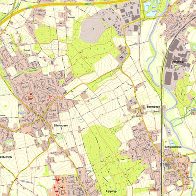 Bezirksregierung Köln Hiddenhausen (1:10,000) digital map