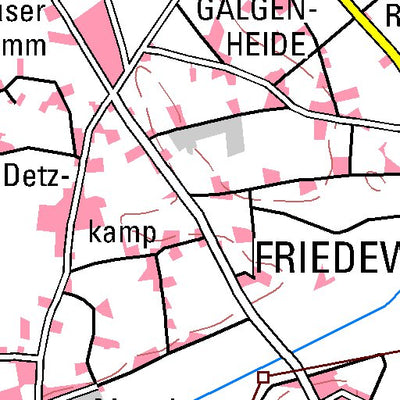 Bezirksregierung Köln Hille (1:100,000) digital map