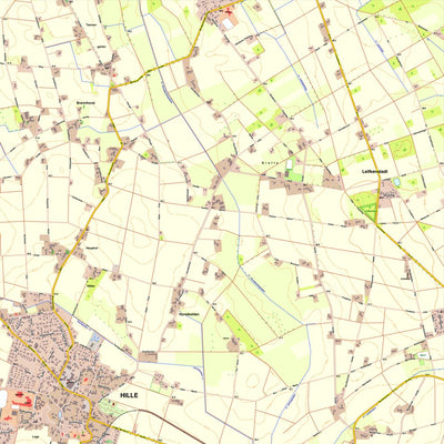 Bezirksregierung Köln Hille 2 (1:10,000) digital map