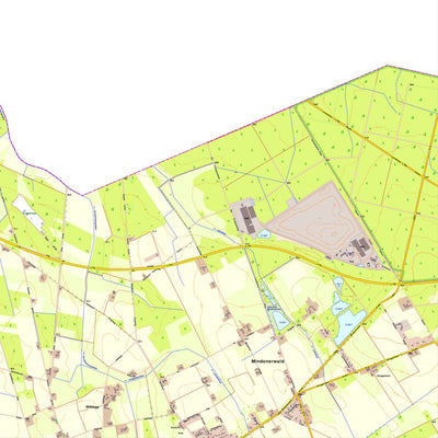 Bezirksregierung Köln Hille 4 (1:10,000) digital map