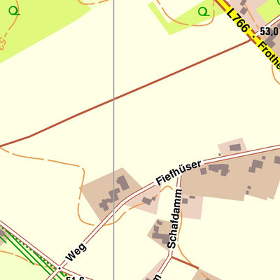 Bezirksregierung Köln Hille 6 (1:10,000) digital map
