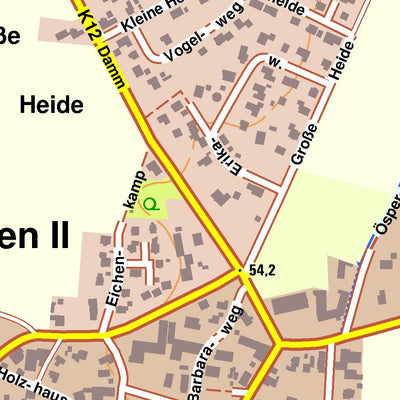 Bezirksregierung Köln Hille 7 (1:10,000) digital map