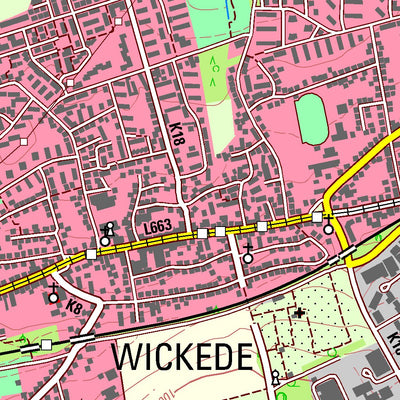 Bezirksregierung Köln Holzwickede (1:25,000) digital map