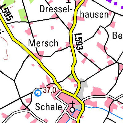 Bezirksregierung Köln Hopsten (1:100,000) digital map