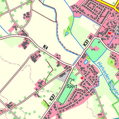 Bezirksregierung Köln Hopsten 3 (1:25,000) digital map