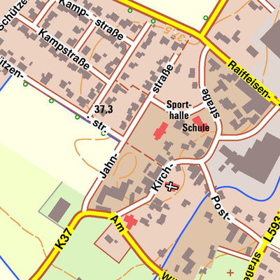 Bezirksregierung Köln Hopsten 6 (1:10,000) digital map