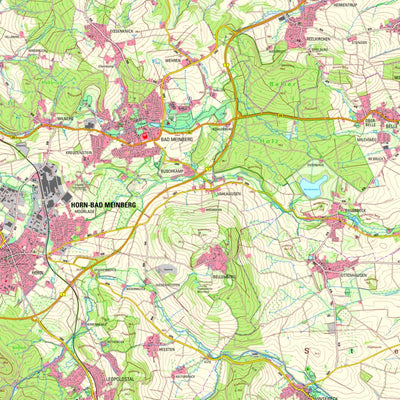 Bezirksregierung Köln Horn-Bad Meinberg (1:25,000) digital map