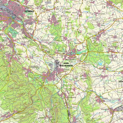 Bezirksregierung Köln Horn-Bad Meinberg (1:50,000) digital map