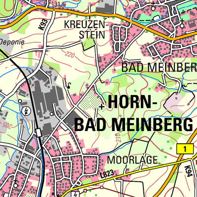 Bezirksregierung Köln Horn-Bad Meinberg (1:50,000) digital map