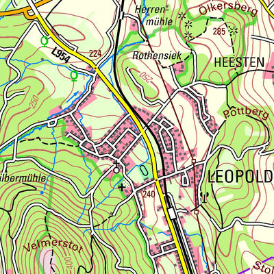 Bezirksregierung Köln Horn-Bad Meinberg (1:50,000) digital map