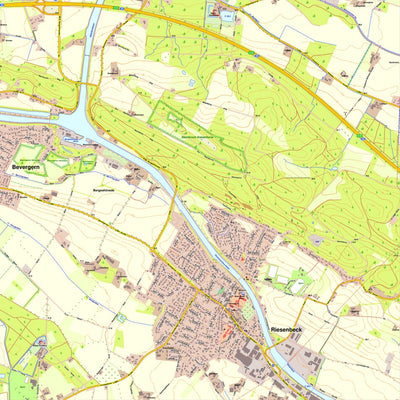 Bezirksregierung Köln Hörstel 1 (1:10,000) digital map
