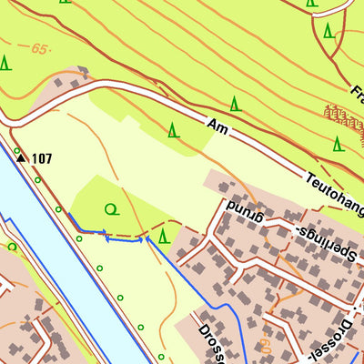 Bezirksregierung Köln Hörstel 1 (1:10,000) digital map