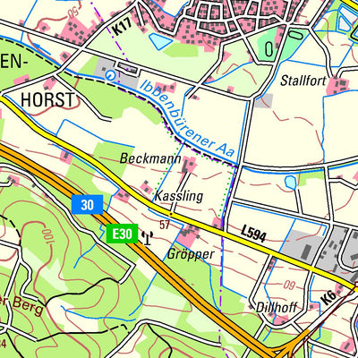 Bezirksregierung Köln Hörstel (1:50,000) digital map