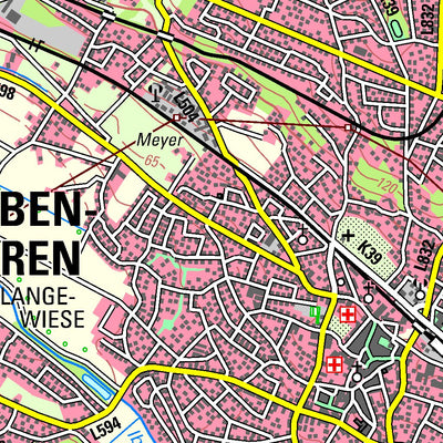 Bezirksregierung Köln Hörstel (1:50,000) digital map