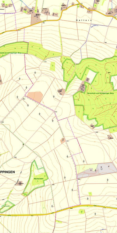 Bezirksregierung Köln Horstmar 4 (1:10,000) digital map