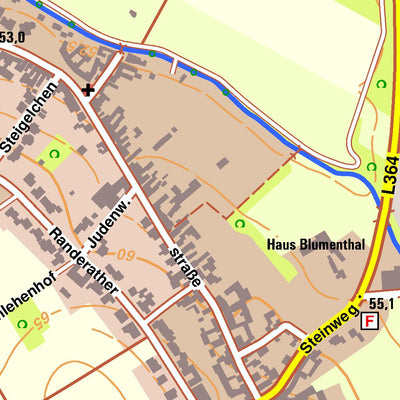 Bezirksregierung Köln Hückelhoven 1 (1:10,000) digital map