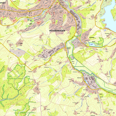 Bezirksregierung Köln Hückeswagen 3 (1:10,000) digital map