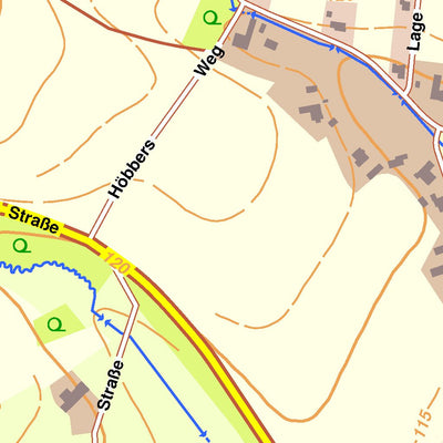 Bezirksregierung Köln Hüllhorst 1 (1:10,000) digital map