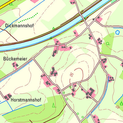 Bezirksregierung Köln Hünxe (1:25,000) digital map