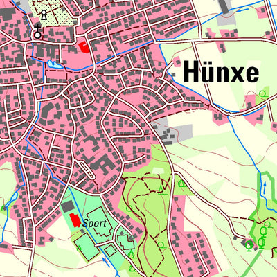 Bezirksregierung Köln Hünxe (1:25,000) digital map