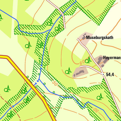 Bezirksregierung Köln Hünxe 2 (1:10,000) digital map