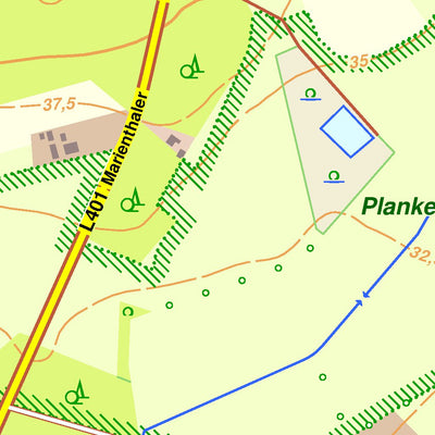 Bezirksregierung Köln Hünxe 5 (1:10,000) digital map