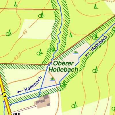 Bezirksregierung Köln Hünxe 5 (1:10,000) digital map