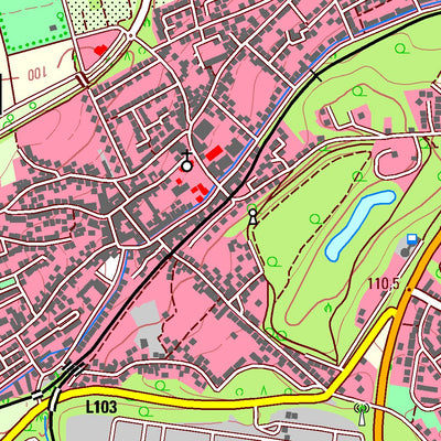 Bezirksregierung Köln Hürth (1:25,000) digital map