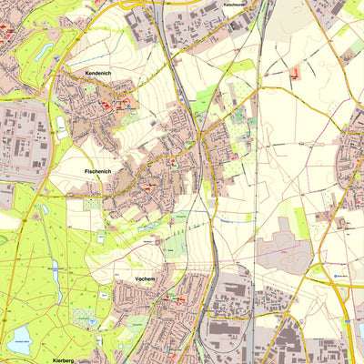 Bezirksregierung Köln Hürth 2 (1:10,000) digital map