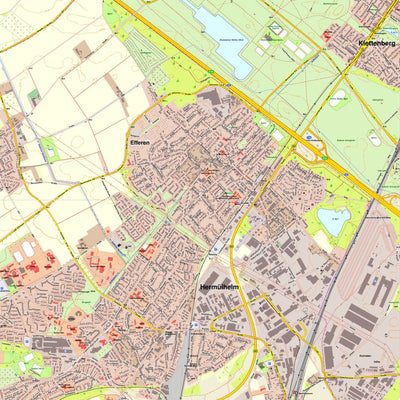 Bezirksregierung Köln Hürth 3 (1:10,000) digital map