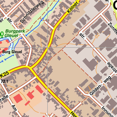 Bezirksregierung Köln Hürth 4 (1:10,000) digital map