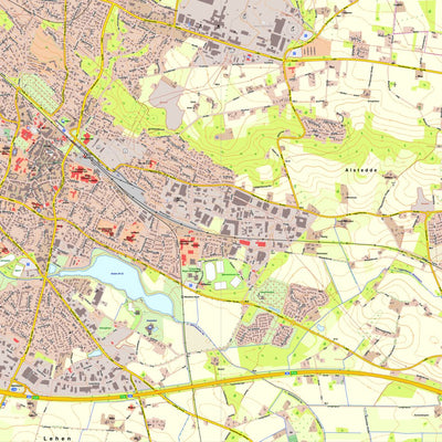 Bezirksregierung Köln Ibbenbüren 1 (1:10,000) digital map