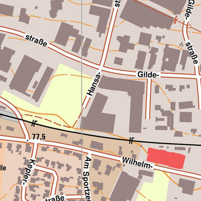 Bezirksregierung Köln Ibbenbüren 1 (1:10,000) digital map