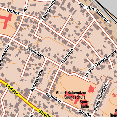 Bezirksregierung Köln Ibbenbüren 1 (1:10,000) digital map