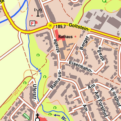 Bezirksregierung Köln Inden 1 (1:10,000) digital map