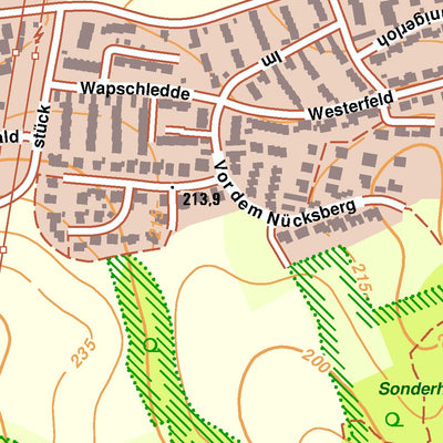 Bezirksregierung Köln Iserlohn 1 (1:10,000) digital map