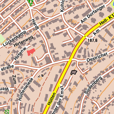 Bezirksregierung Köln Iserlohn 1 (1:10,000) digital map