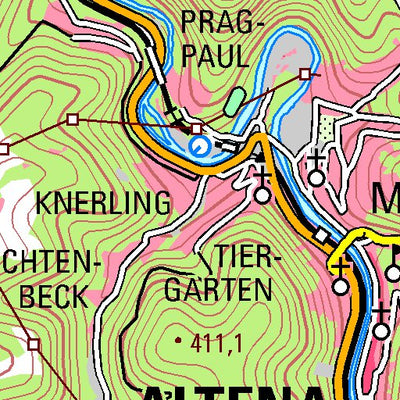 Bezirksregierung Köln Iserlohn (1:100,000) digital map