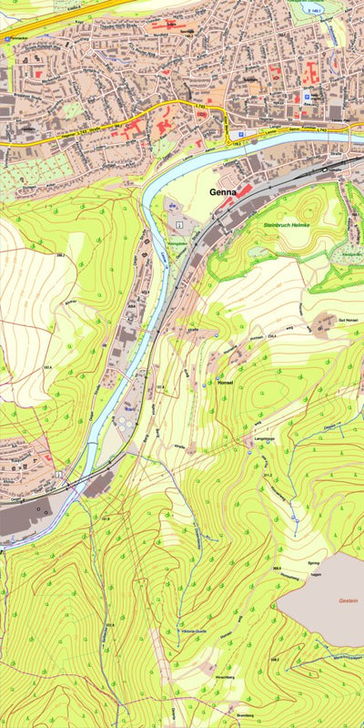 Bezirksregierung Köln Iserlohn 4 (1:10,000) digital map