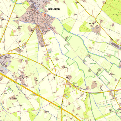 Bezirksregierung Köln Isselburg 1 (1:10,000) digital map